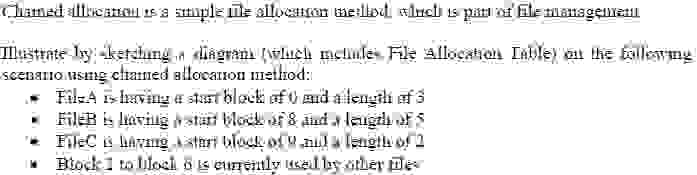 what is chain allocation