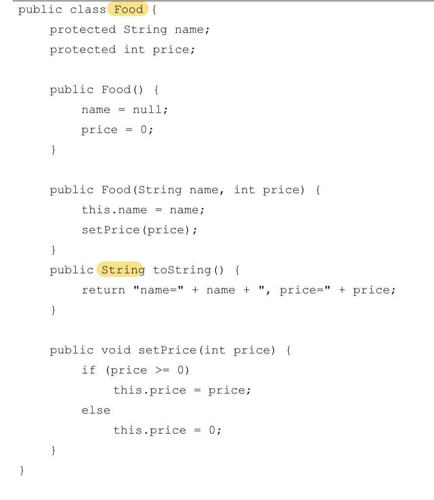 ( a ) Identify and list all visibility modifiers