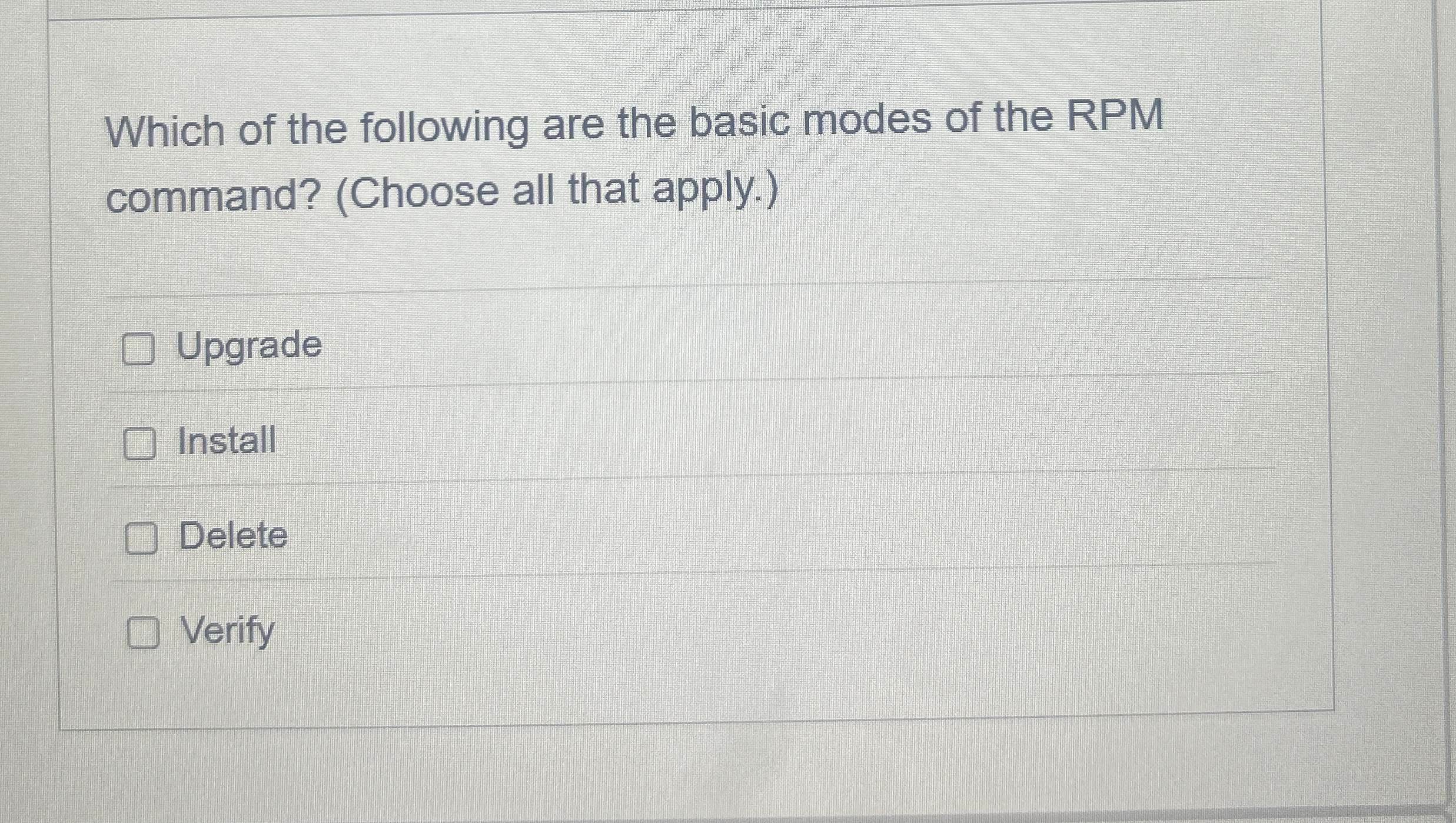 Which of the following are the basic modes of the