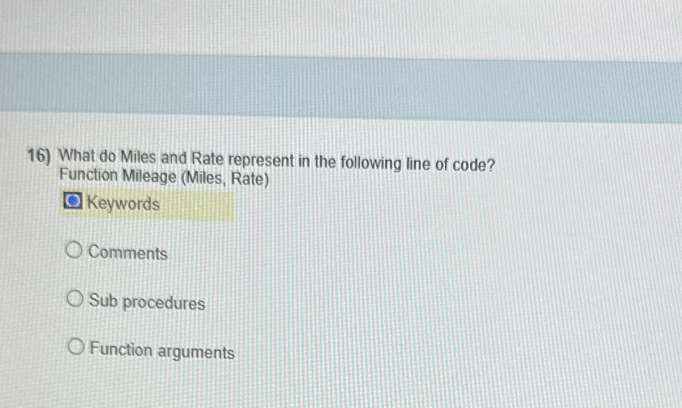 What do Miles and Rate represent in the following