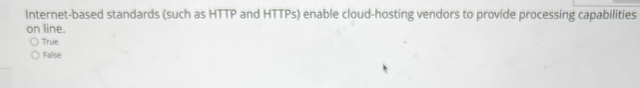 Internet - based standards ( such as HTTP and