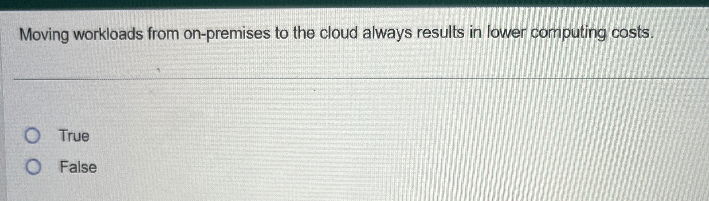 Moving workloads from on - premises to the cloud