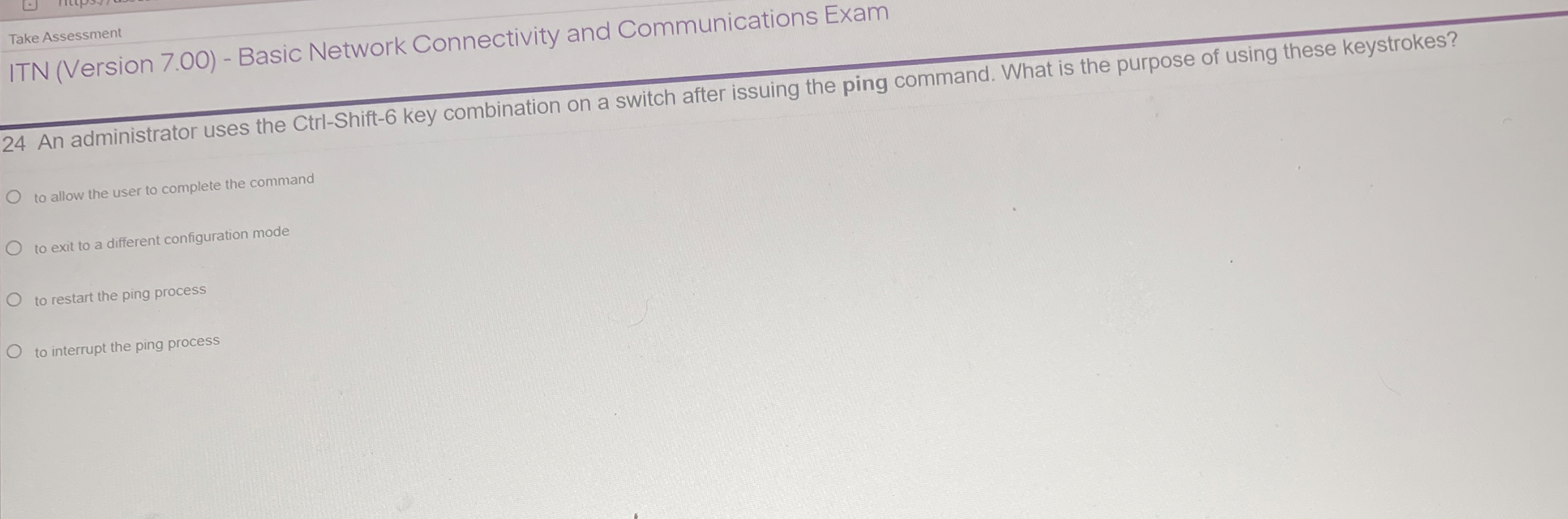 ITN ( Version 7 . 0 0 ) - Basic Network