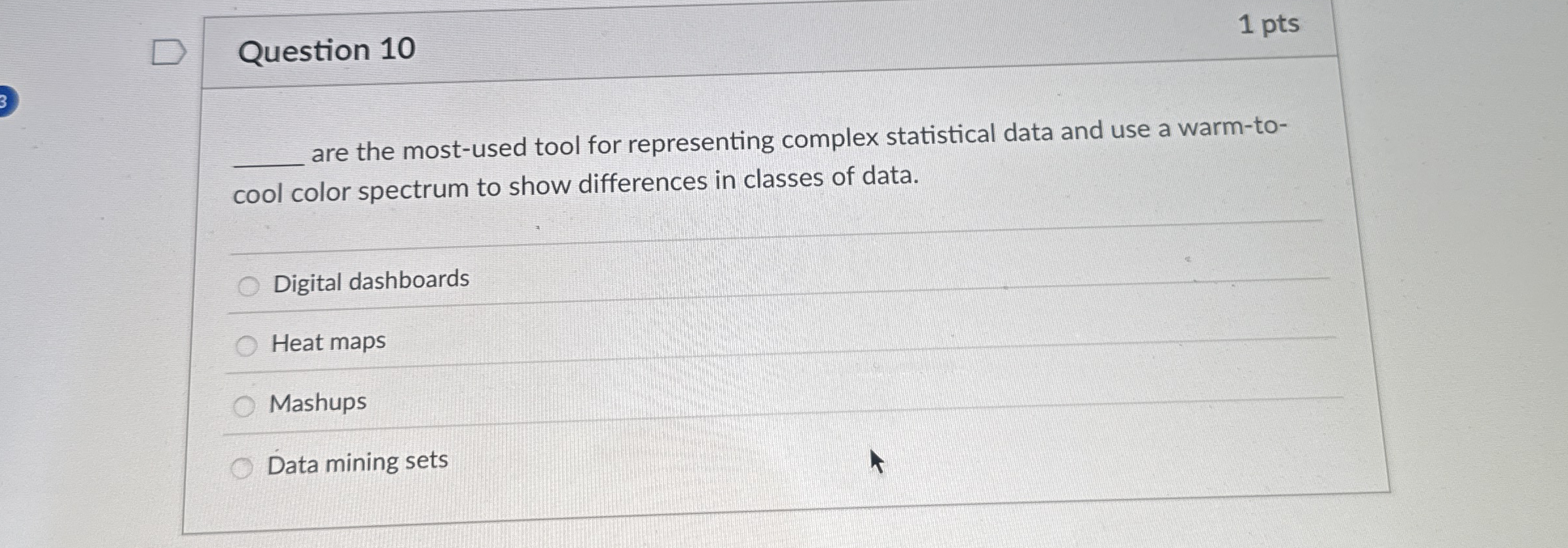 Question 1 0 1 pts are the most - used tool for