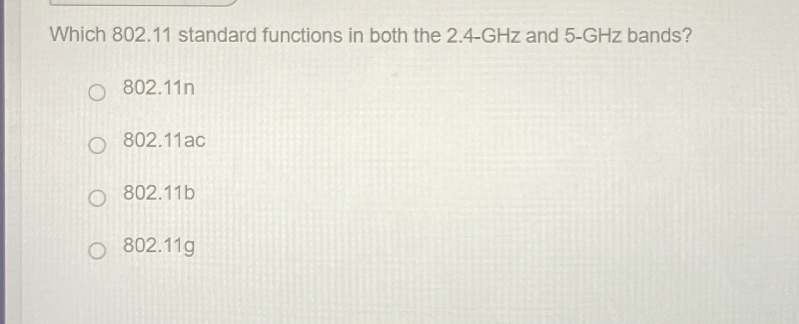 Which 8 0 2 . 1 1 standard functions in both the