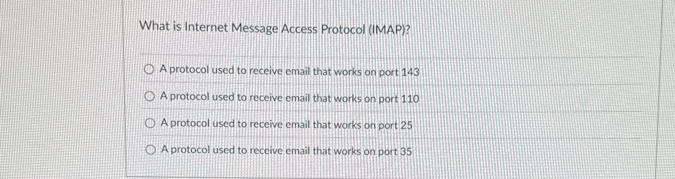 What is Internet Message Access Protocol ( IMAP )