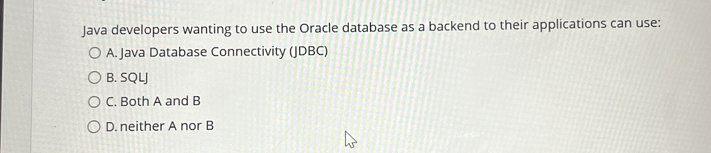 Java developers wanting to use the Oracle