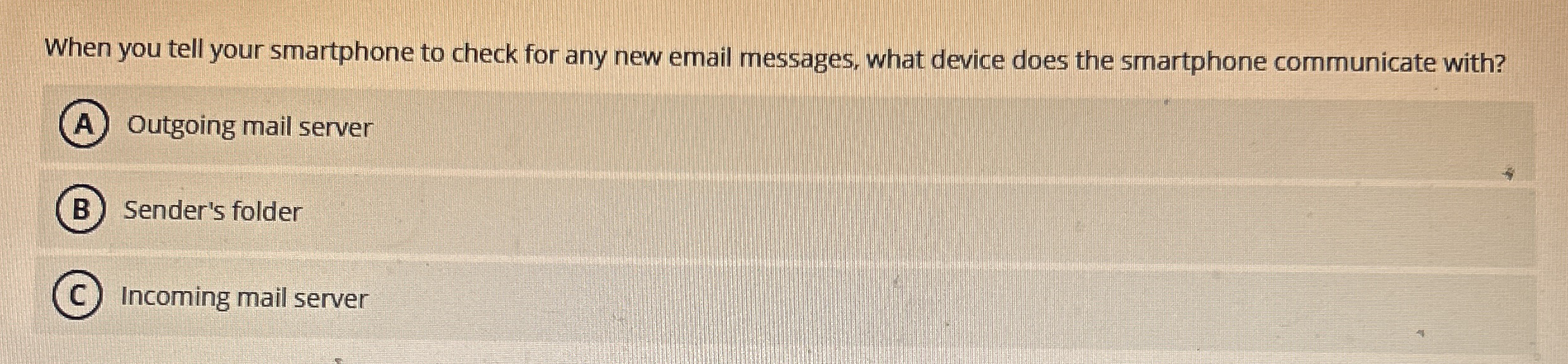 When you tell your smartphone to check for any