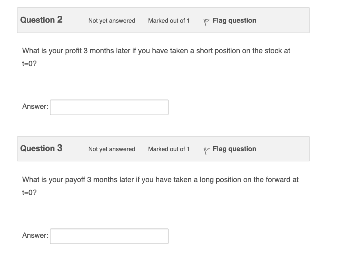 just the simple outcome answer is ok. Question 1