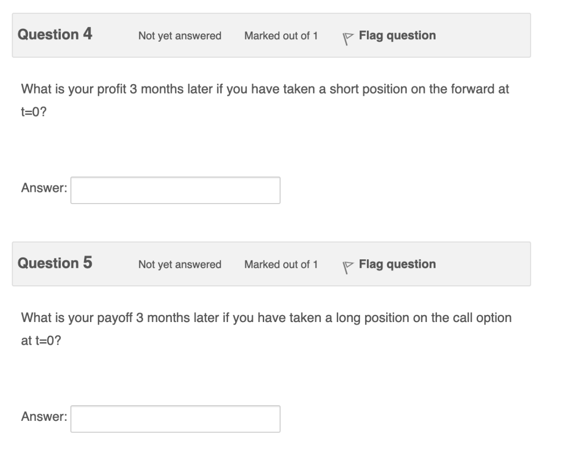 just the simple outcome answer is ok. Question 1