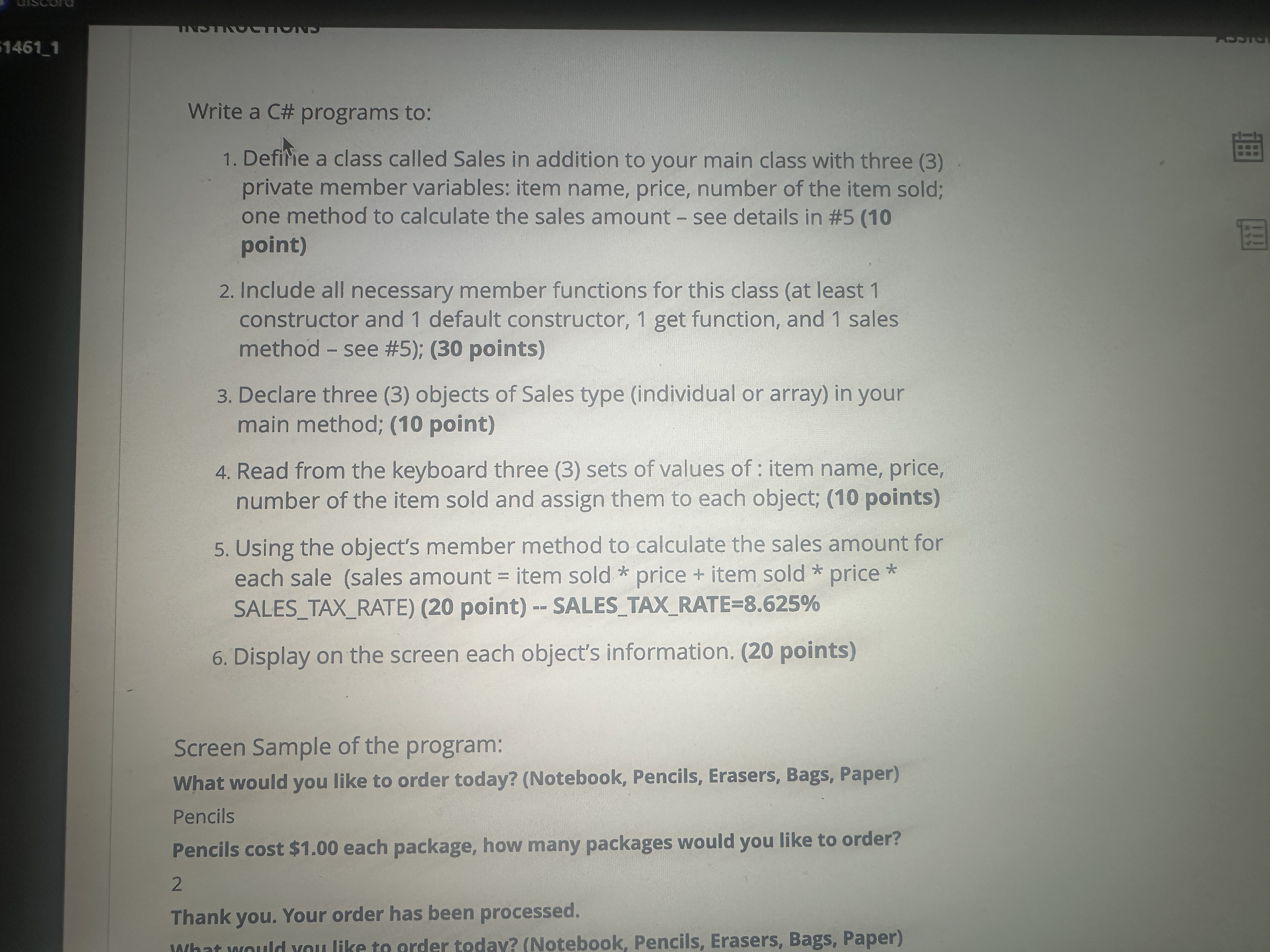 Hi please write a c# code Thank you