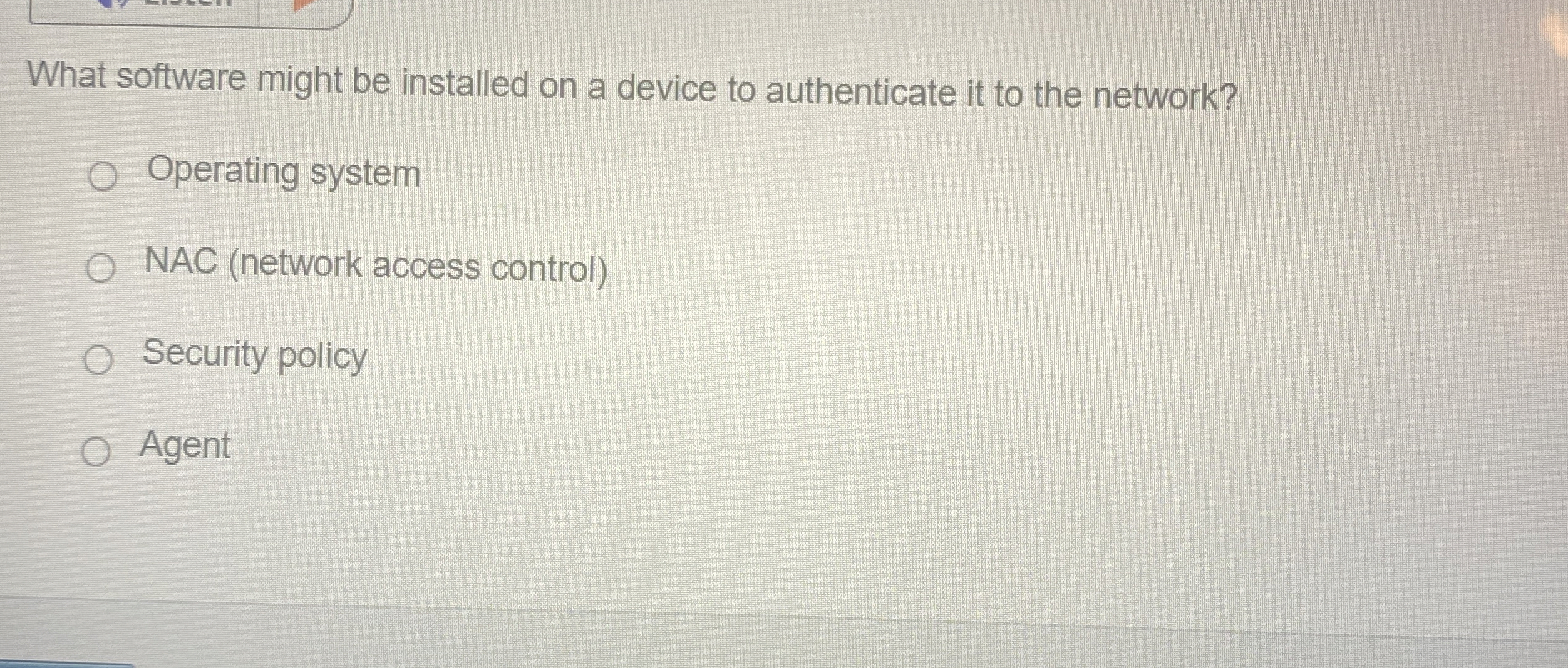 What software might be installed on a device to