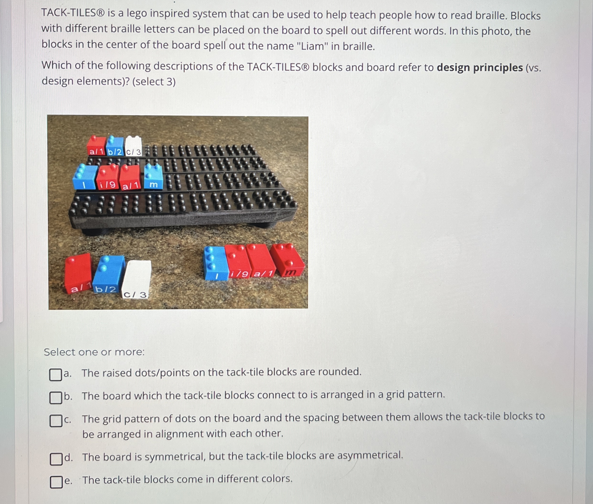 TACK - TILES is a lego inspired system that can