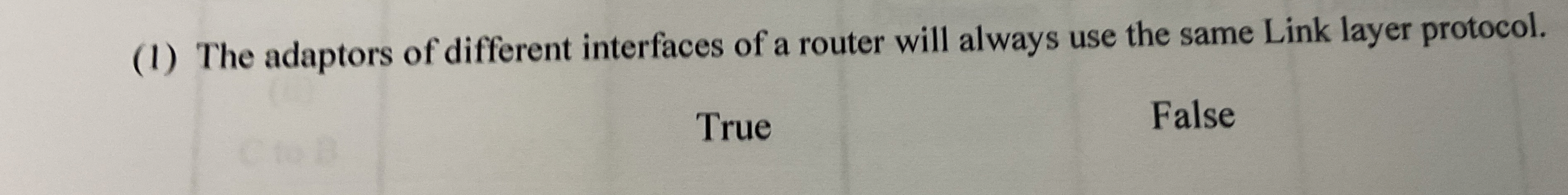 ( 1 ) The adaptors of different interfaces of a