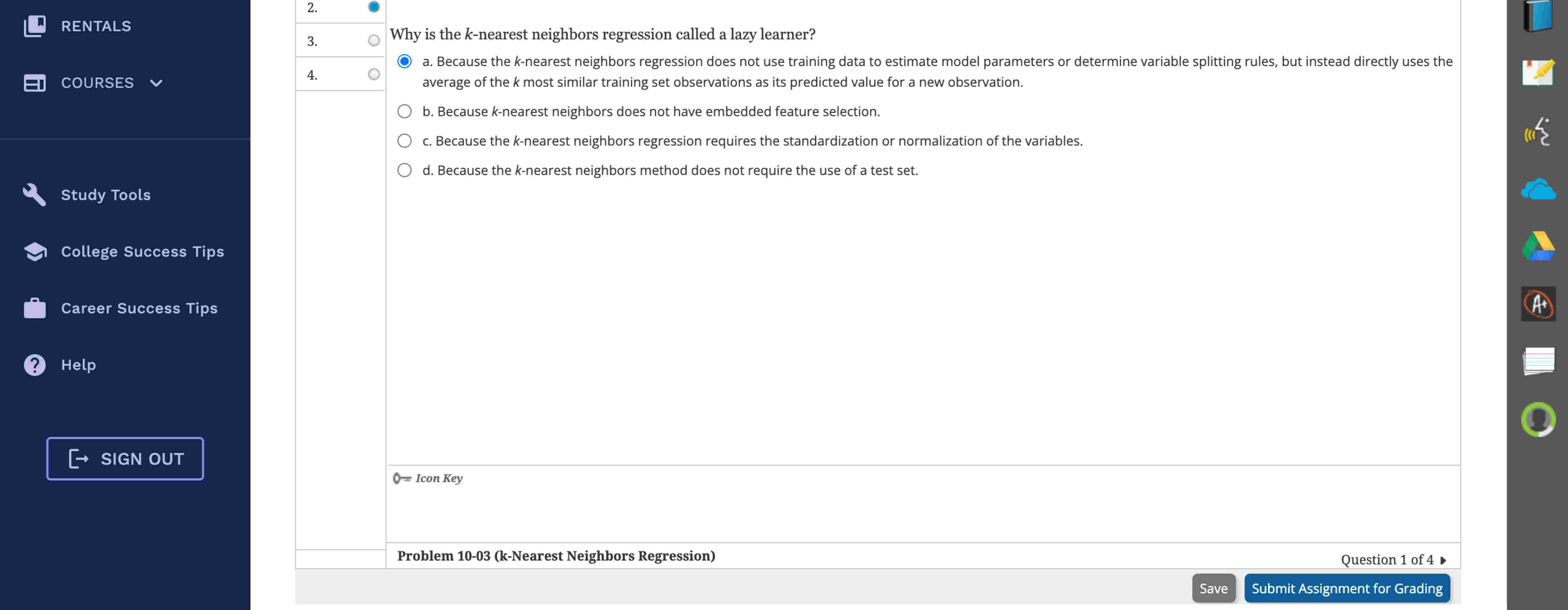 Why is the k - nearest neighbors regression