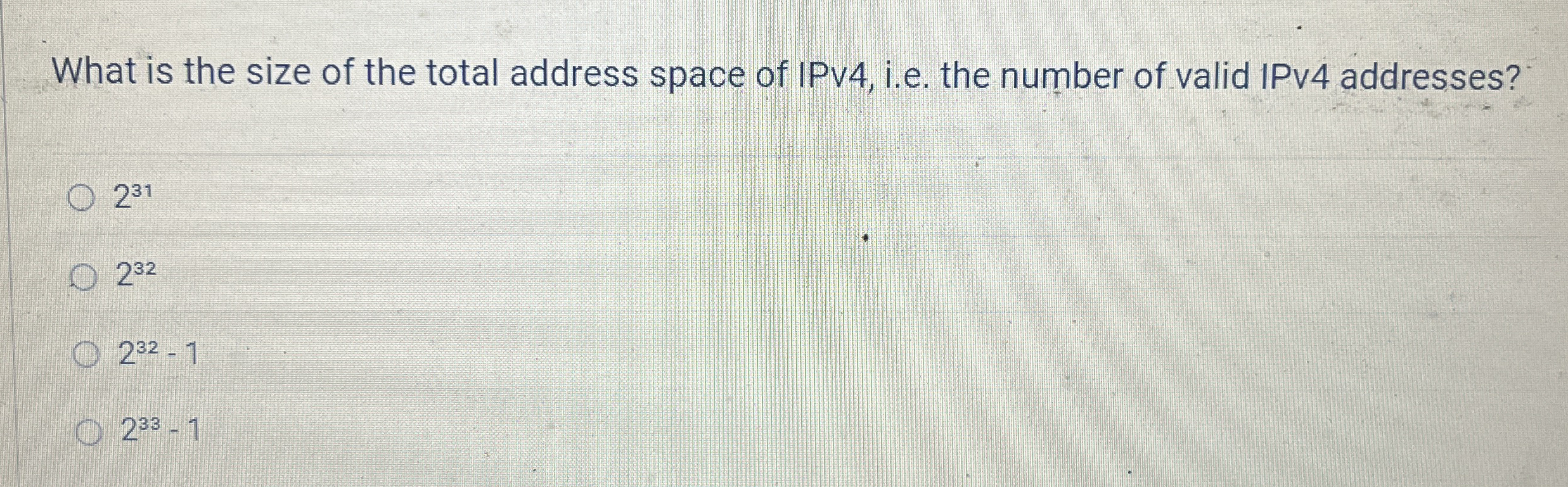 What is the size of the total address space of