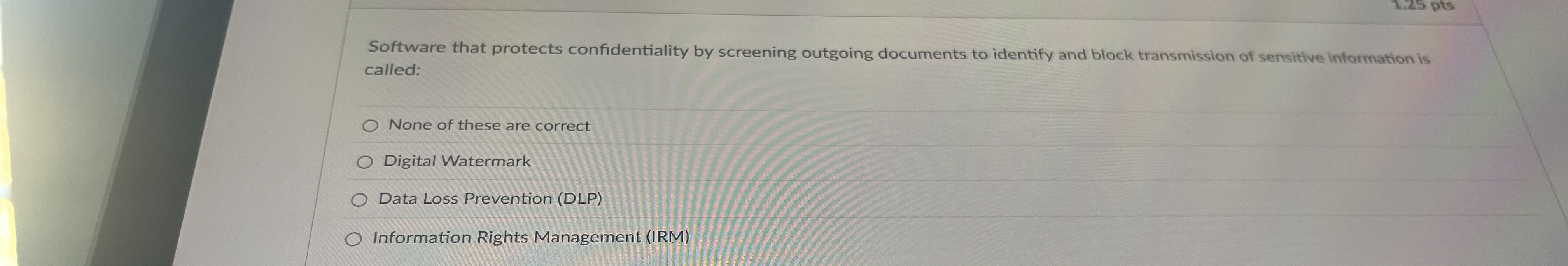 Software that protects confidentiality by