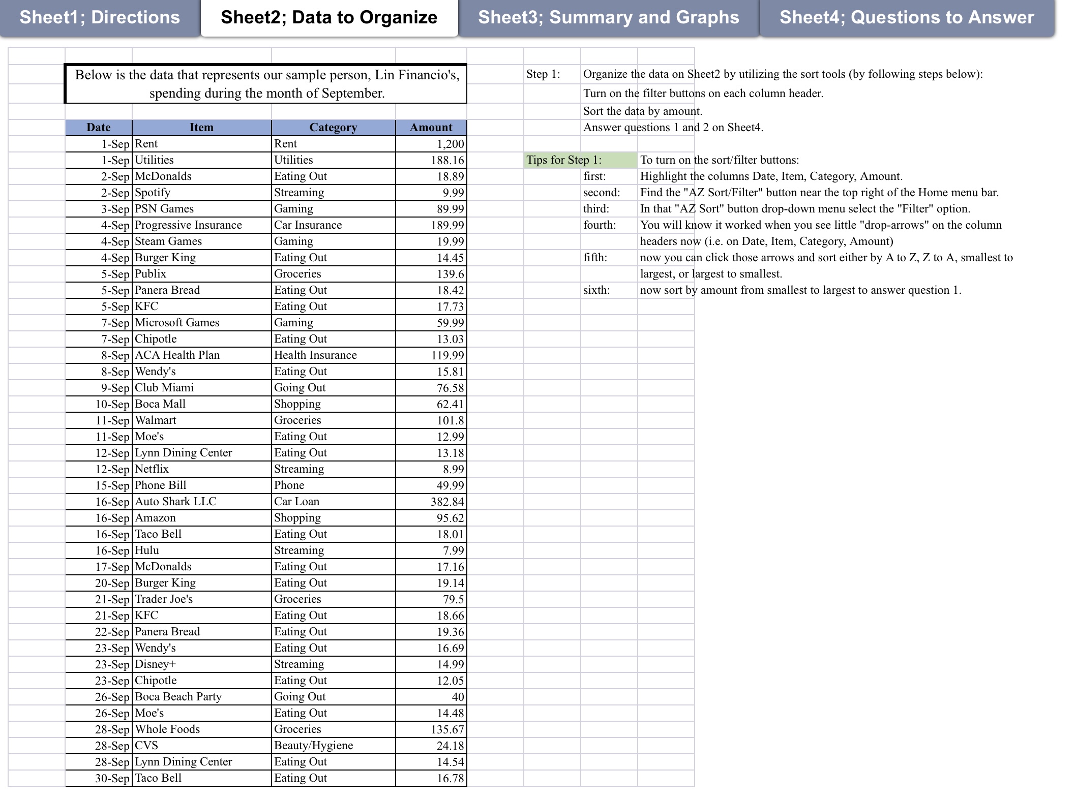 Hi, I need help with this excel project. Sheet1;