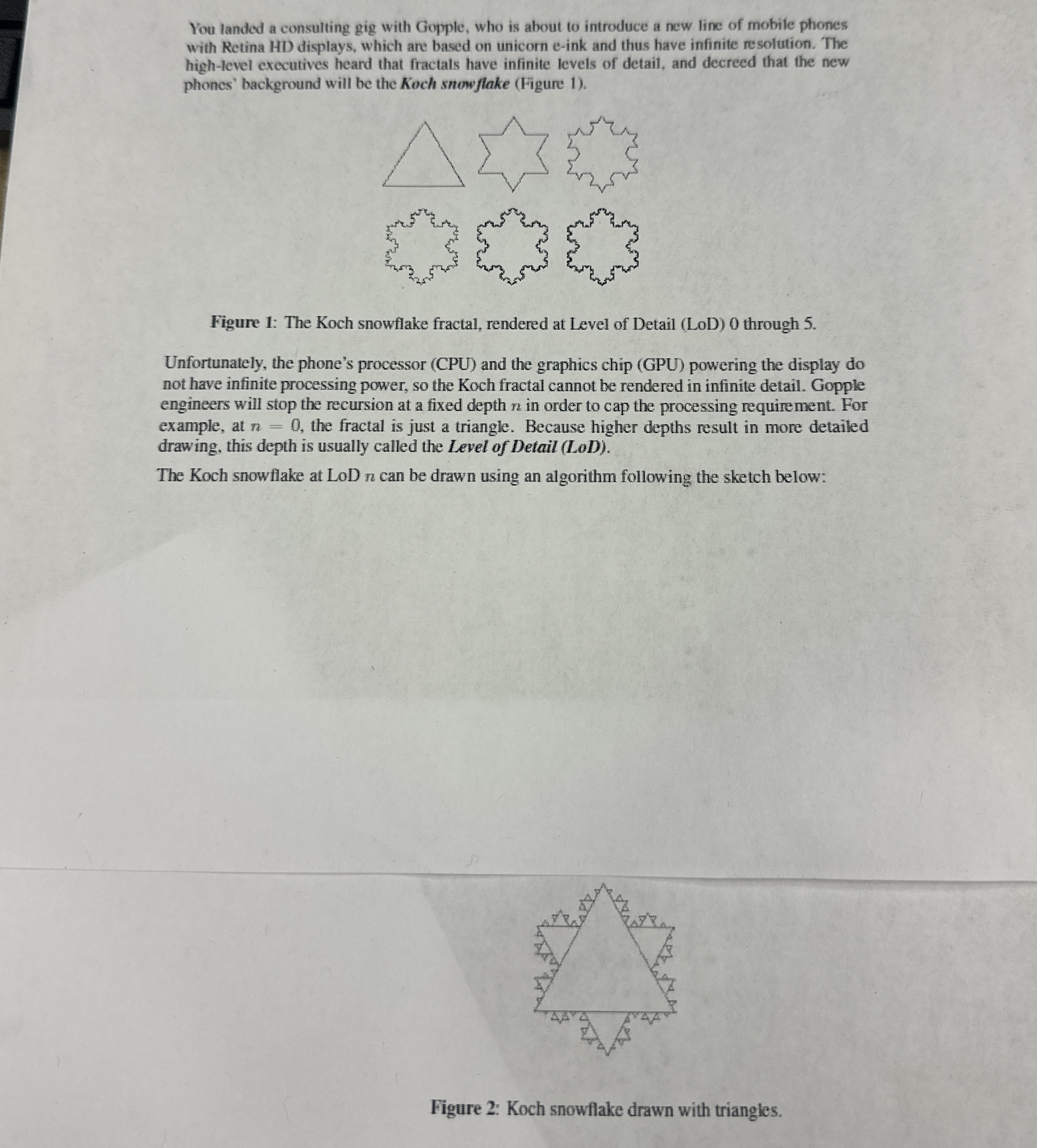 You landed a consulting gig with Gopple, who is