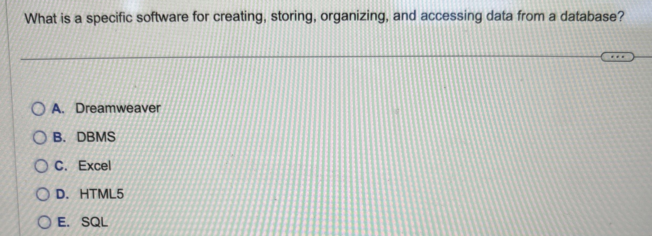 What is a specific software for creating,