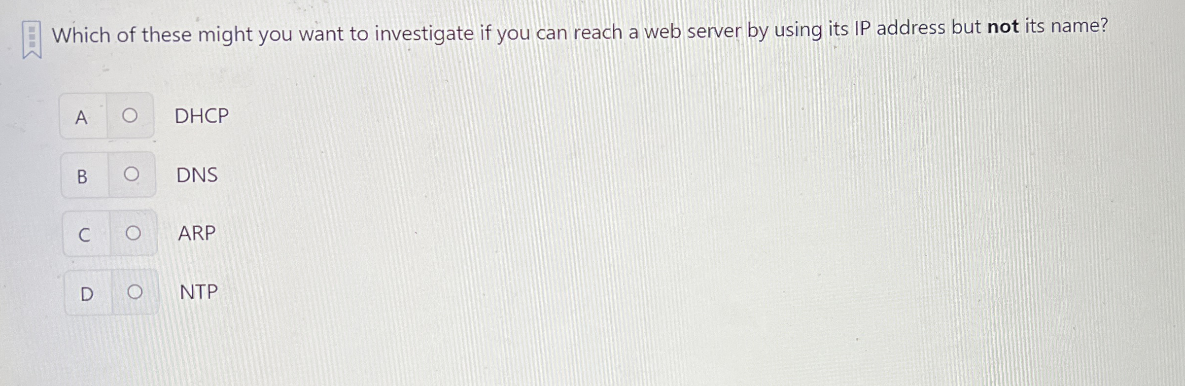 Which of these might you want to investigate if