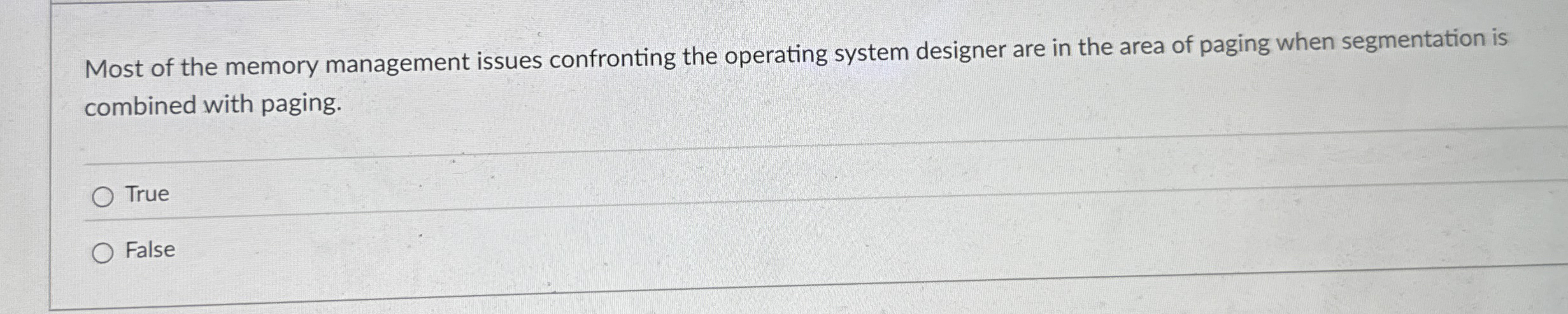Most of the memory management issues confronting
