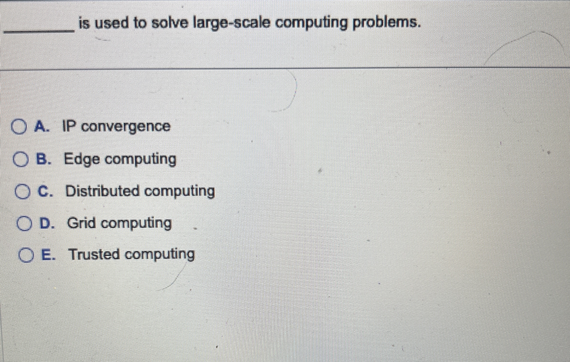 q , is used to solve large - scale computing