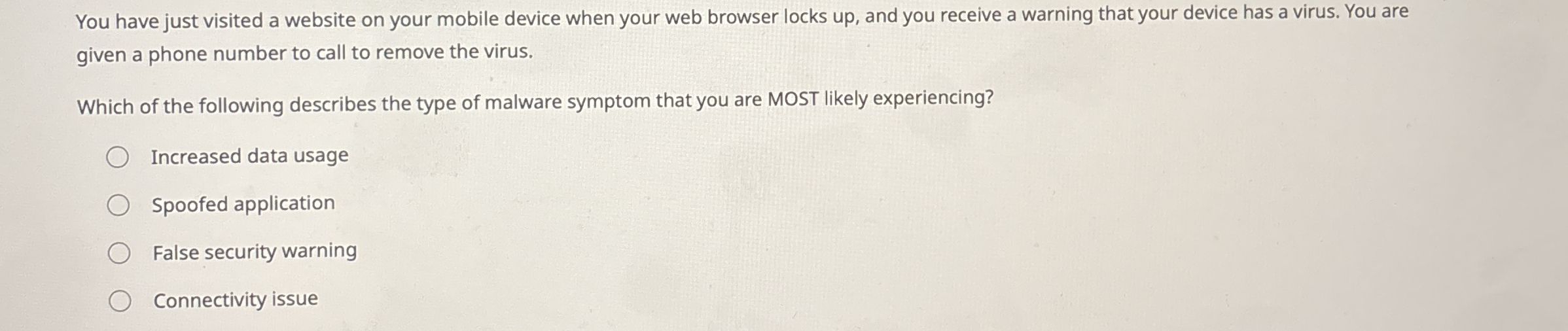 You have just visited a website on your mobile