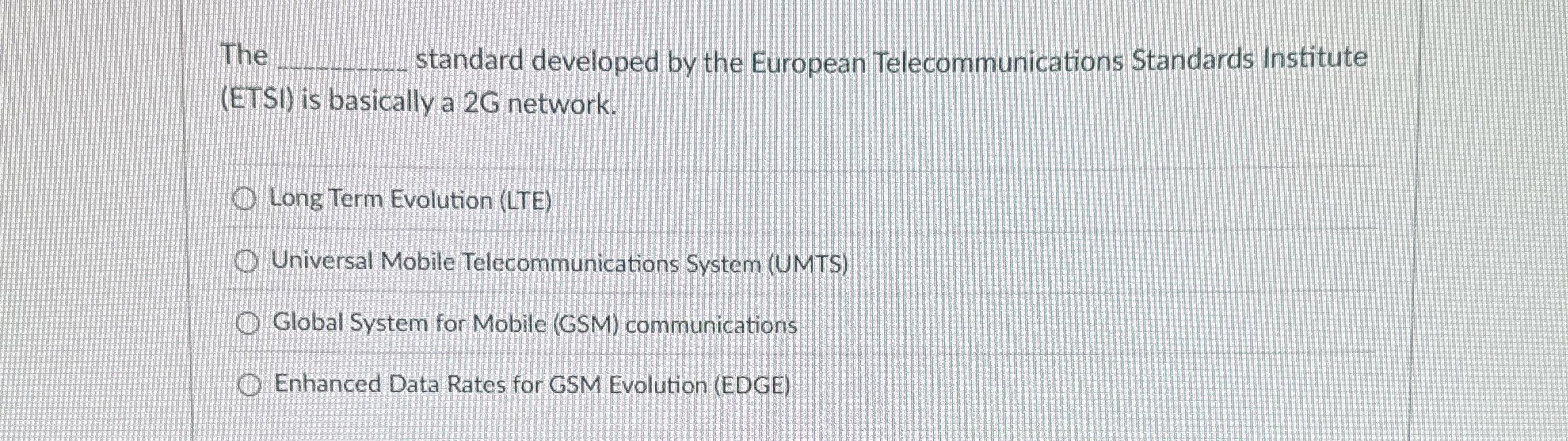 The q , standard developed by the European