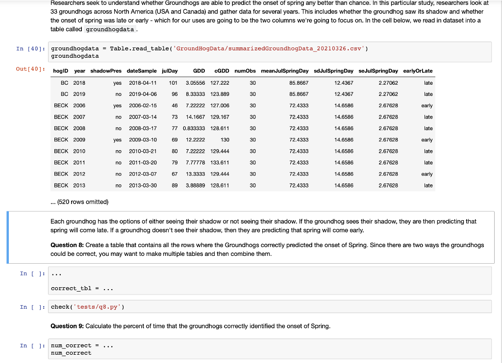 Create a table that contains all the rows where