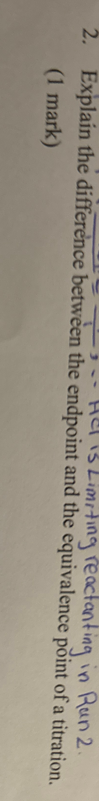 Explain the difference between the endpoint and