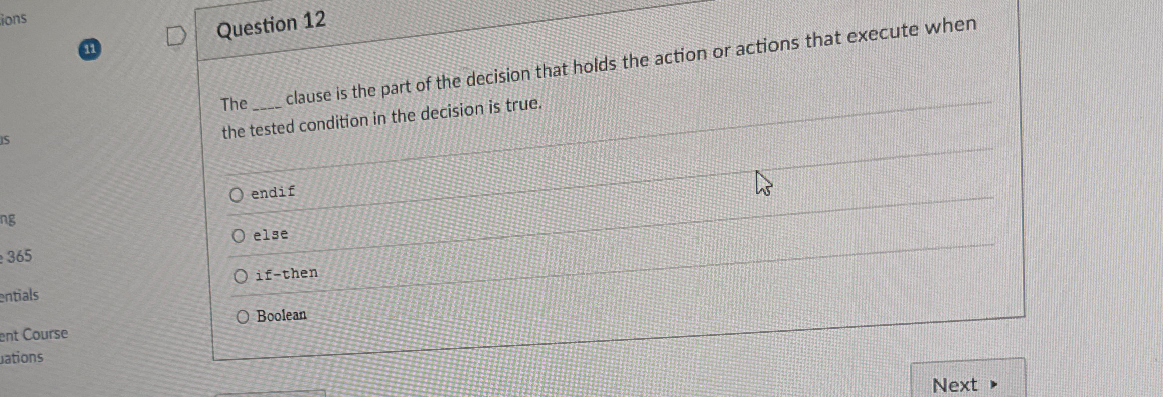 Question 1 2 The clause is the part of the