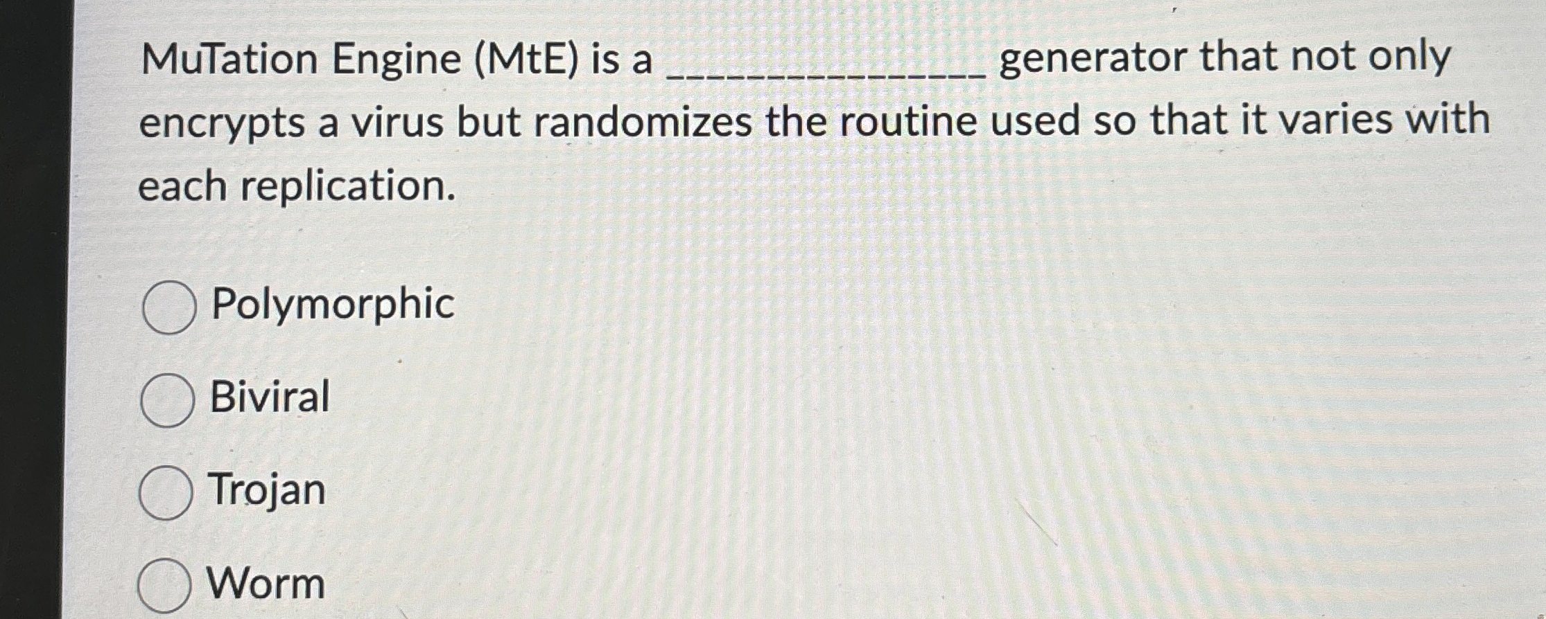 MuTation Engine ( MtE ) is a generator that not