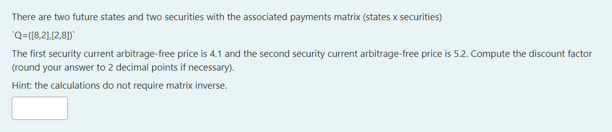 H5. There are two future states and two
