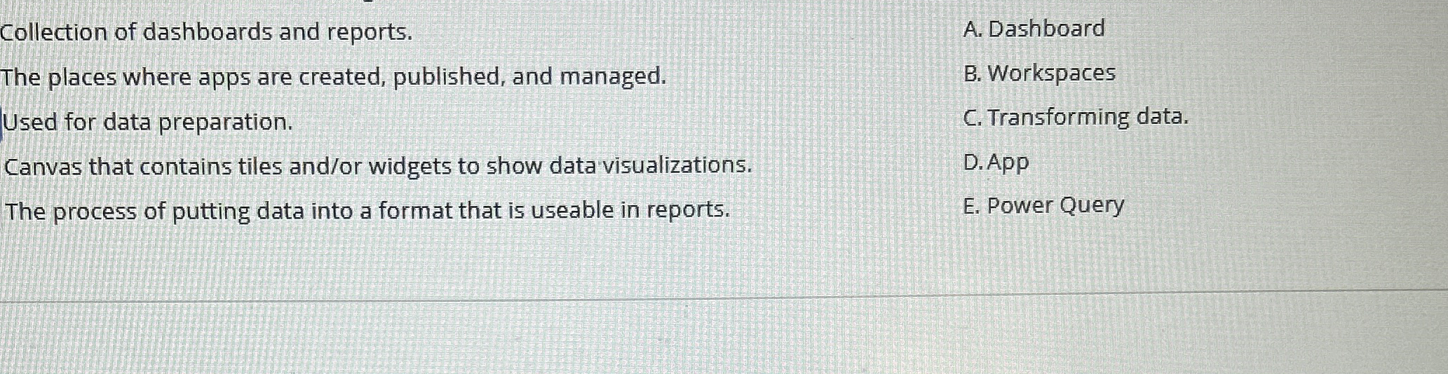 Collection of dashboards and reports. The places