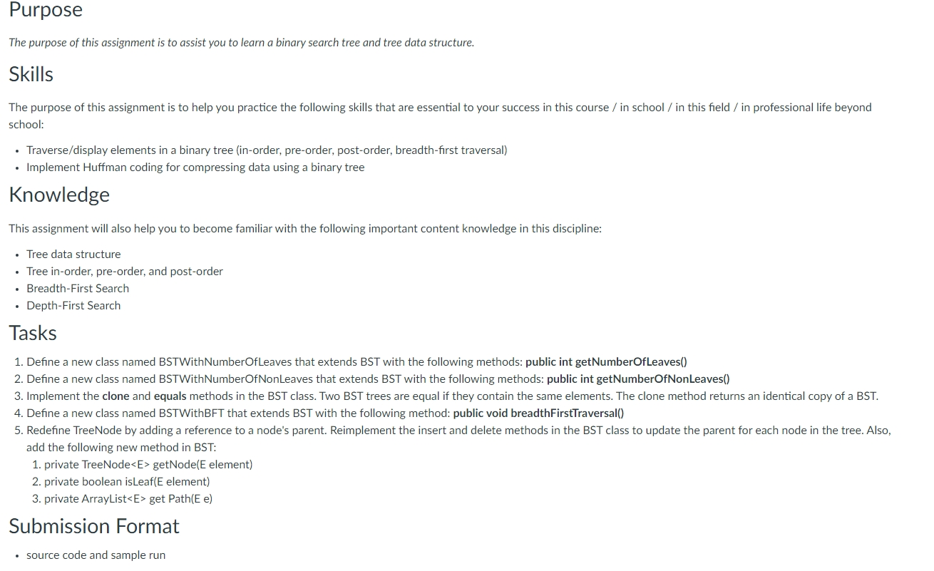 in java eclipse Purpose The purpose of this