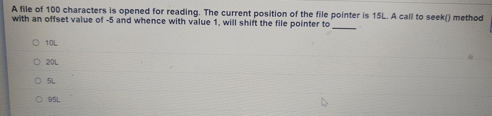 A file of 1 0 0 characters is opened for reading.