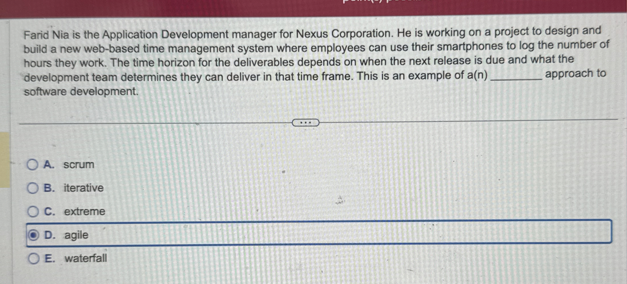 Farid Nia is the Application Development manager