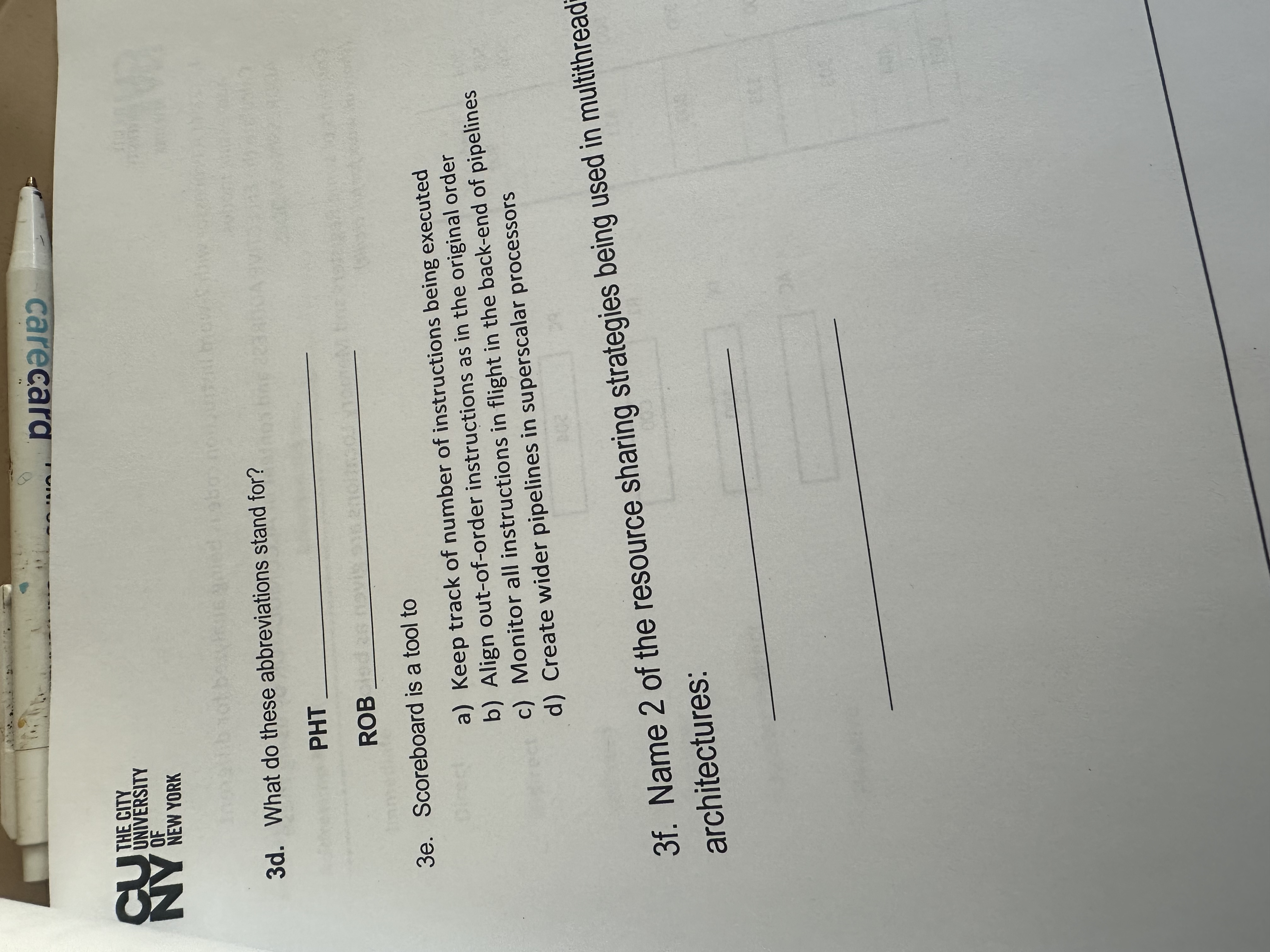 . CuI NEW YORK 3 d . What do these abbreviations