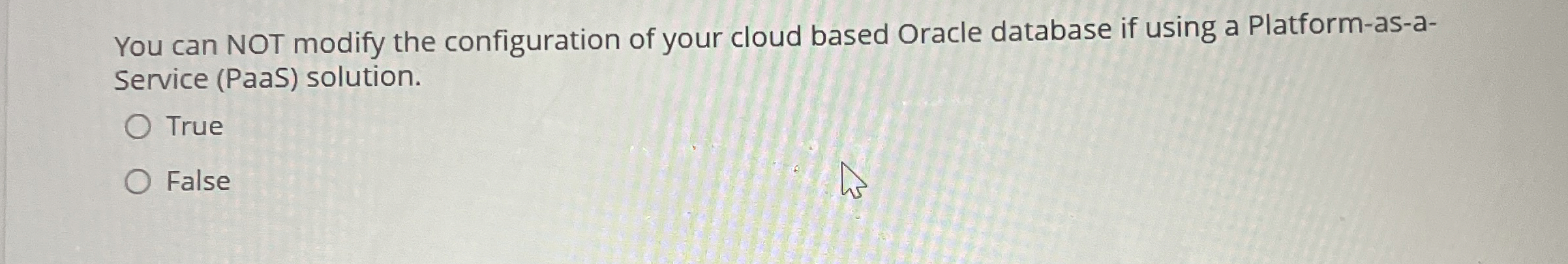 You can NOT modify the configuration of your