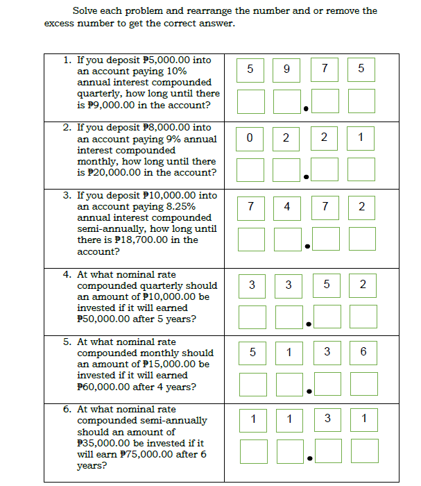 This lesson you will learn how to solve problems