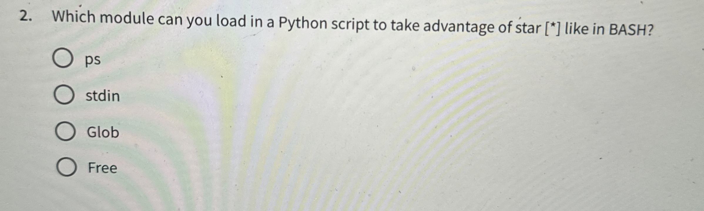 Which module can you load in a Python script to