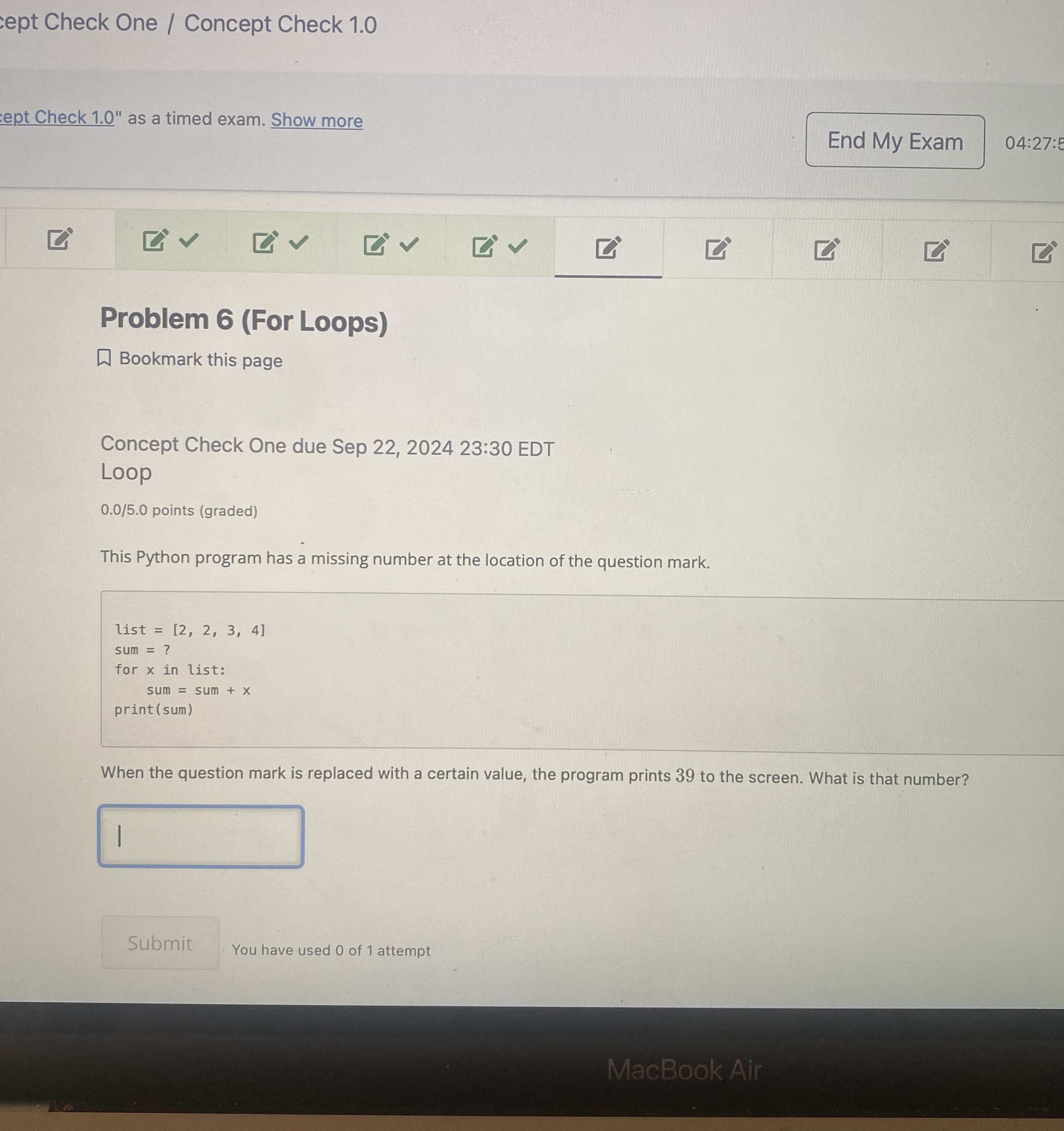 Concept Check One due Sep 2 2 , 2 0 2 4 2 3 : 3 0