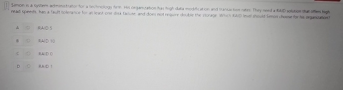 Simon is a system administrator for a technology