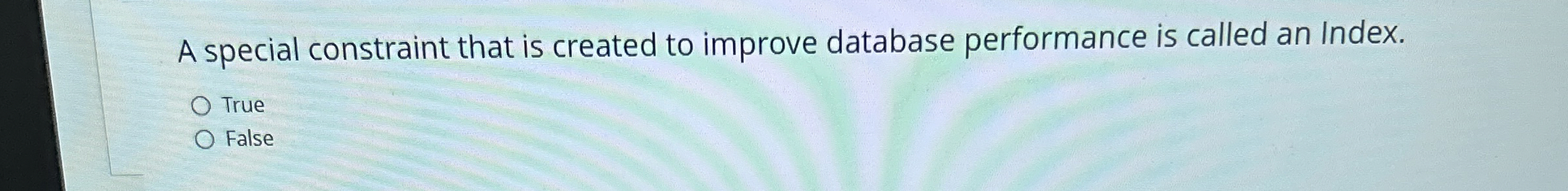 A special constraint that is created to improve