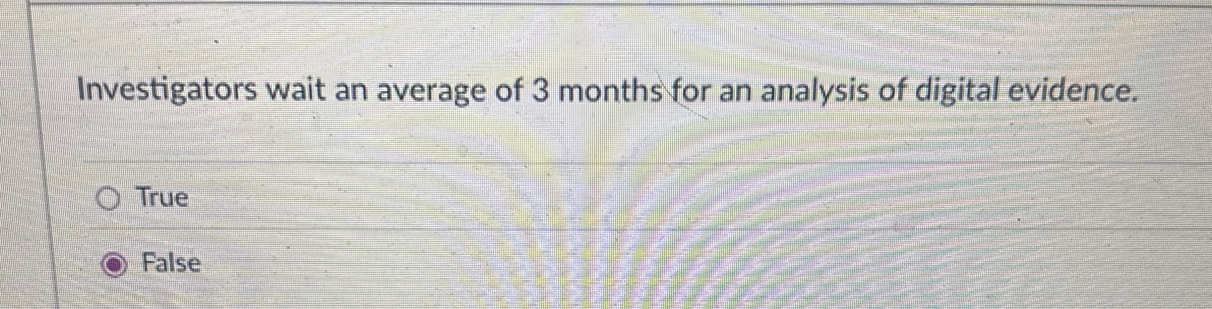 Investigators wait an average of 3 months for an