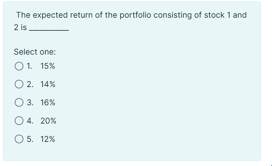 Select one: O1. 0 O 2. 0.2 O 3. 0.04 O 4. 0.1 O