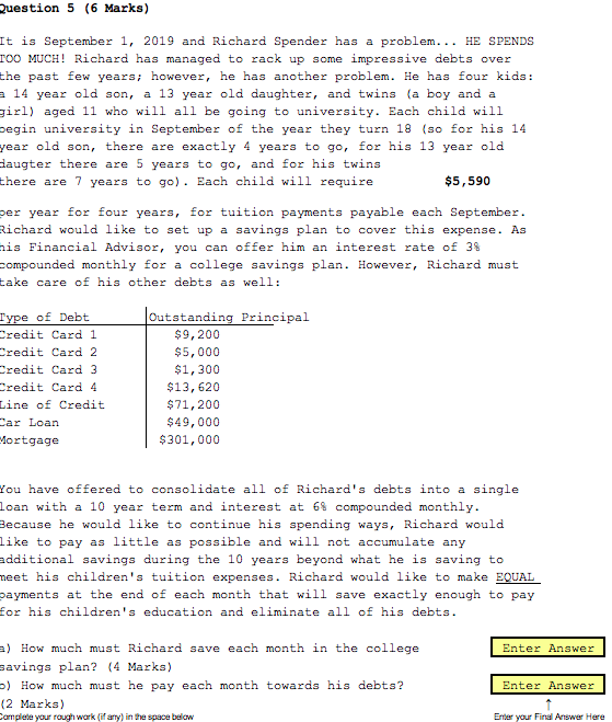 Hi I have a problem resolving this question can