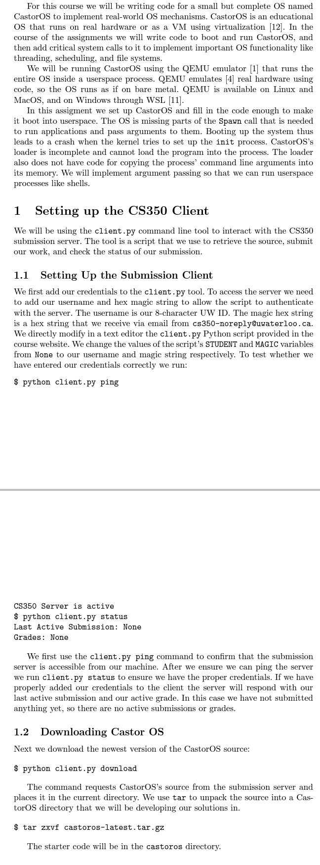 For this course we will be writing code for a