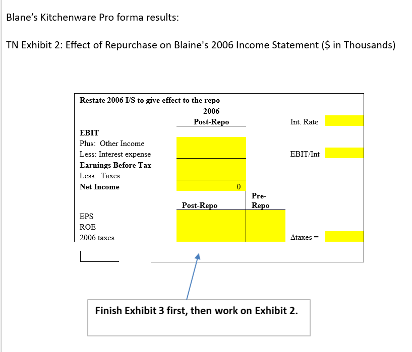 Consider the following share repurchase proposal: